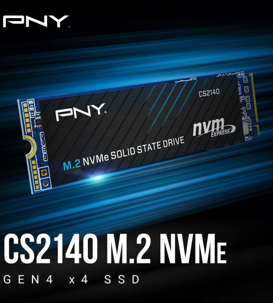 PNY CS2140 SSD Interne M.2 NVMe Gen4 x4 1To